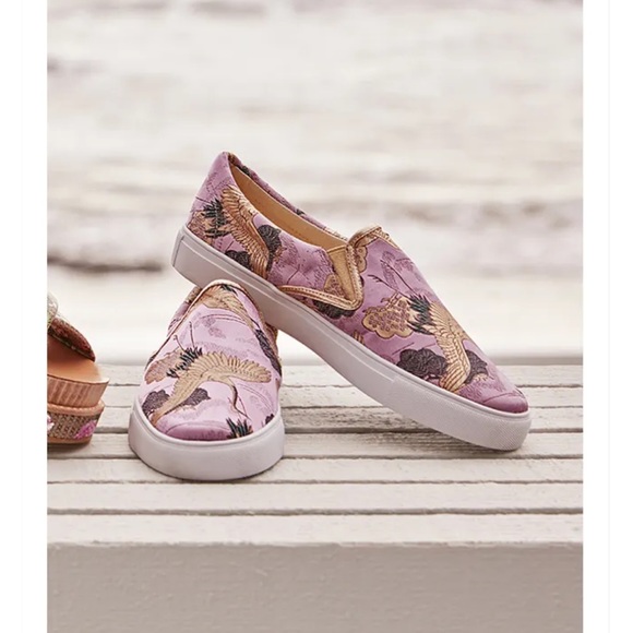 Johnny Was Shoes - NIB JOHNNY WAS CRANE SLIP-ON SNEAKERS